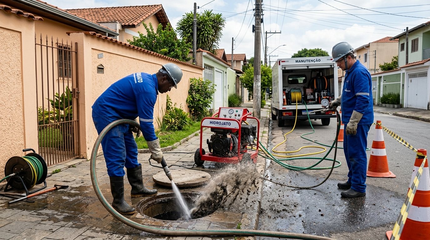 Hidrojateamento Residencial em Serra‑ES