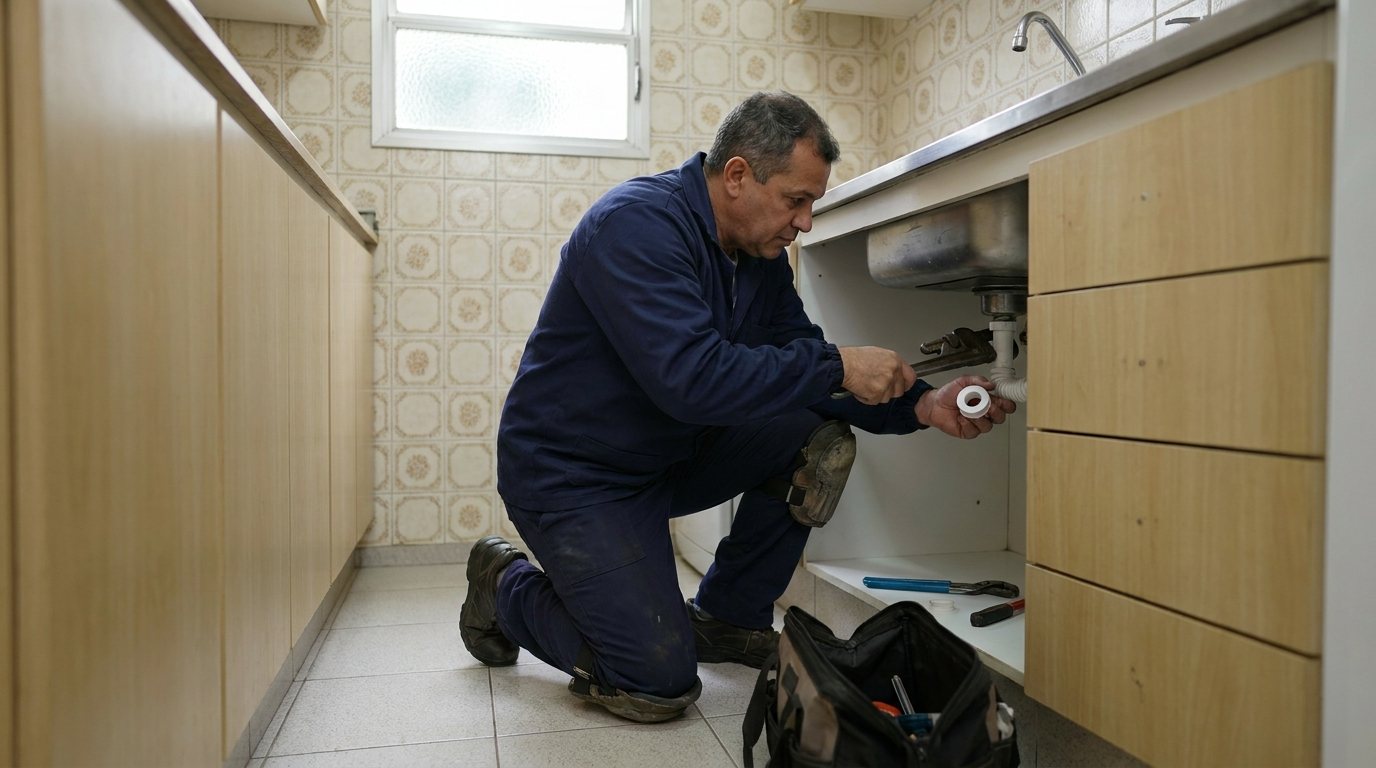Instalação Hidráulica na Cozinha em Serra‑ES