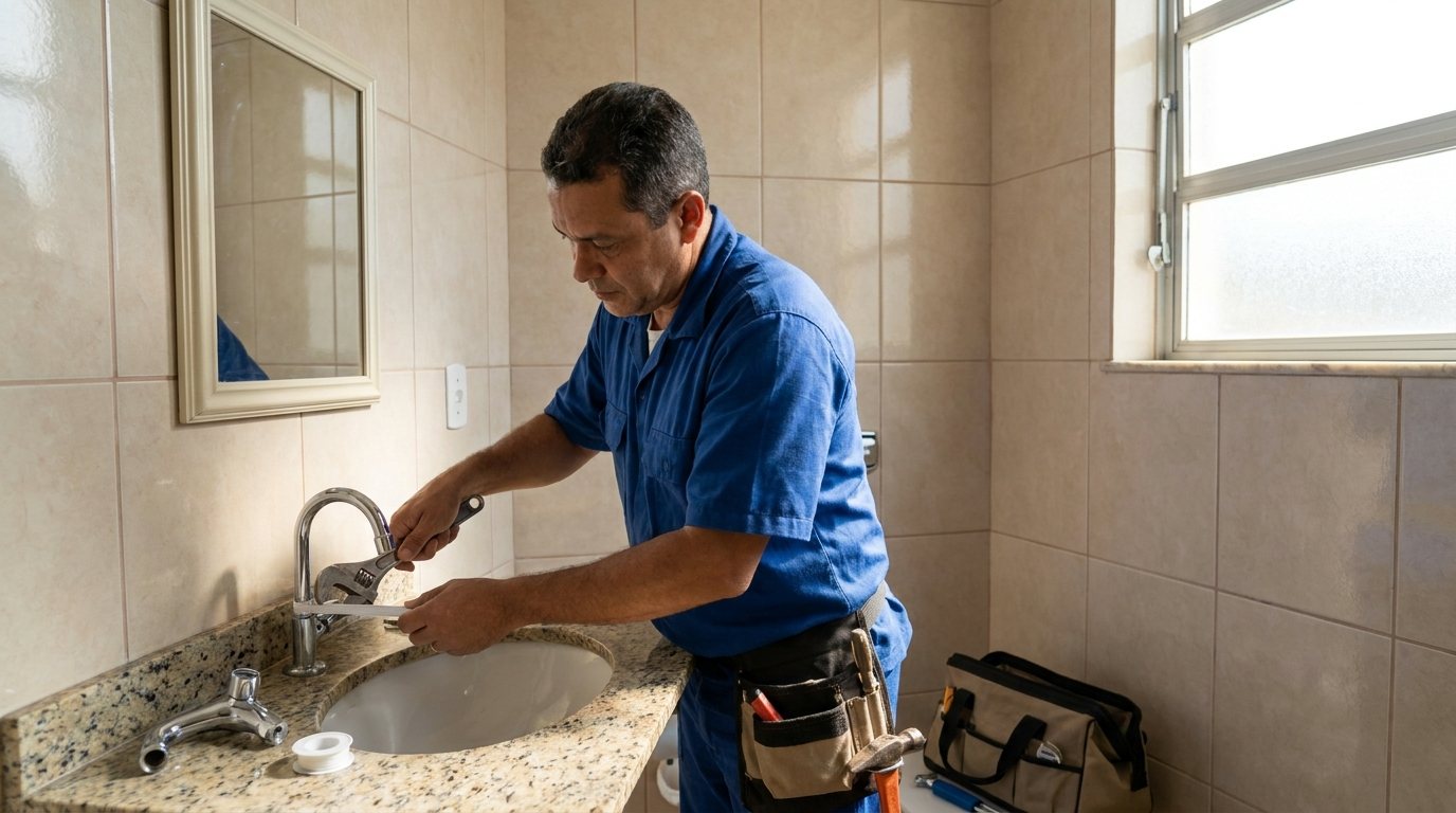 Instalação Hidráulica no Banheiro em Serra‑ES