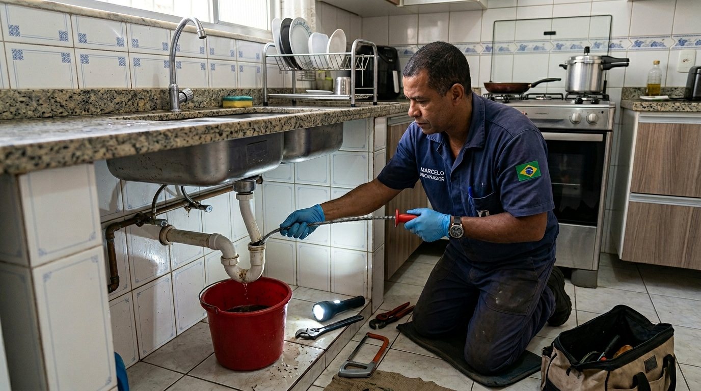Ligação da Pia da Cozinha em Serra‑ES